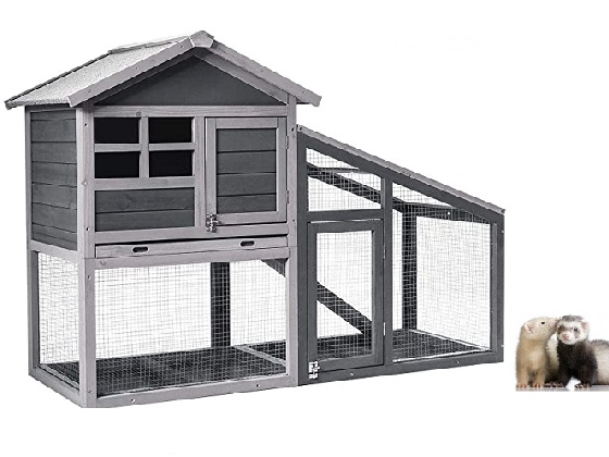 wooden ferret cage