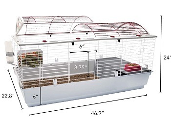 Living World Deluxe Habitat White Cage