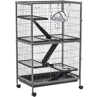 PawHut 4 Tier Pet Cage