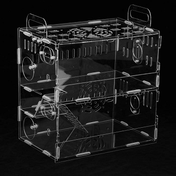 Homozy Acrylic Cage Hamster Enclosure Review