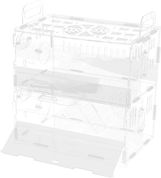 Homozy Acrylic Cage Hamster Enclosure