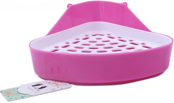 Mkono Hamster Corner Litter Tray