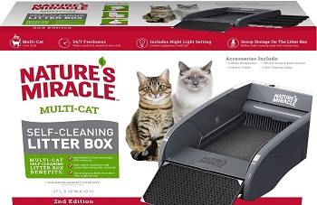 Natures Miracle Multi-Cat Self-Cleaning Litter Box