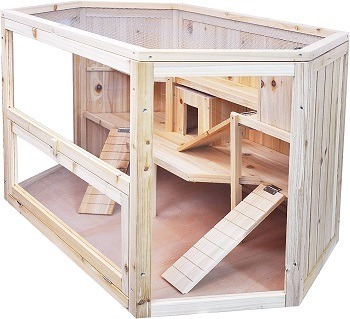 Niteangel Large Wooden Hamster Cage Review