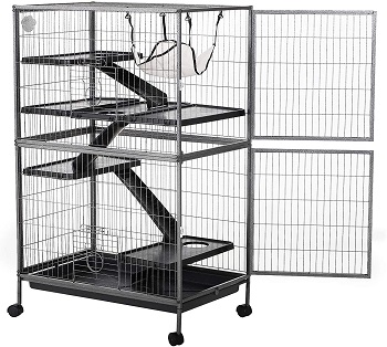 PawHut 4 Tier Stage Cage