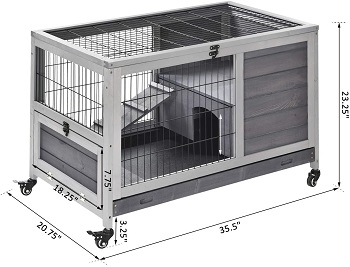 PawHut Wooden Indoor Elevated Cage Review