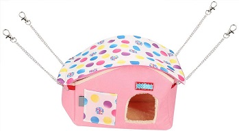 Tmishion Soft Pink Hamster House