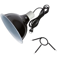 Zilla Black Reflector Dome Lamp Summary