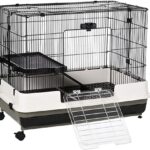 black hamster cages