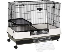 black hamster cages