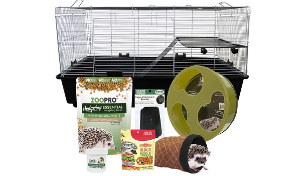 hedgehog and supplies