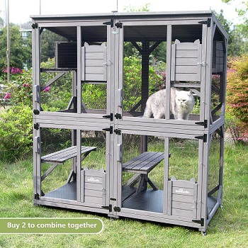 Aivituvin Weatherproof Cat Tower