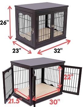 BIRDROCK HOME Decorative Dog Crate Review