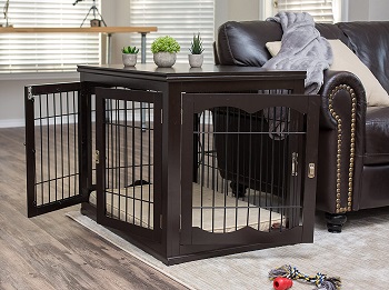 BIRDROCK HOME Decorative Dog Crate