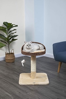 Go Pet Club Rattan Wicker Cat Tree Review