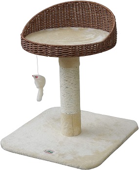 Go Pet Club Rattan Wicker Cat Tree