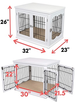 Internets Best Decorative Dog Crate