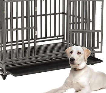 LUCKUP Heavy Duty Dog Crate