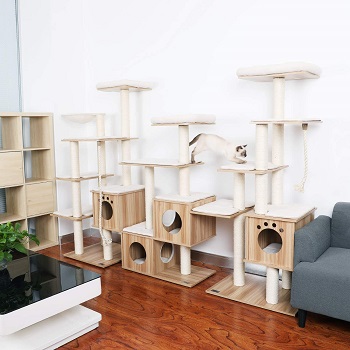 Lazy Buddy Wood Cat Tower Review