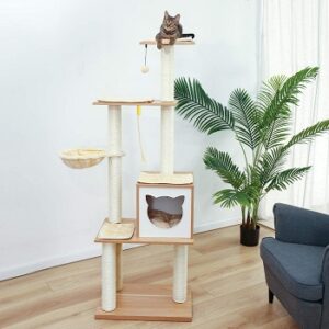 Best 6 Tall Narrow/Skinny Cat Trees To Get In 2022 Reviews