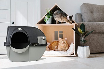 Omega Paw EL-RA20-1 Cleaning Litter Box