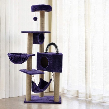 Pet Supplies Cat Deluxe Purple Tree