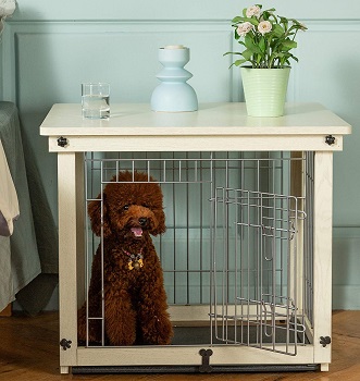 Simply Plus Wood And Wire Dog Crate