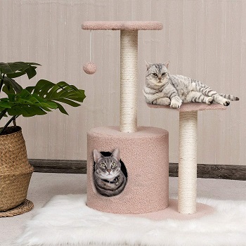 Tangkula Pink Cat Tower Review