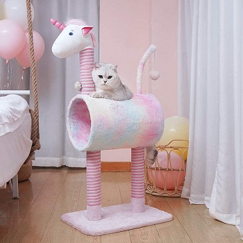 Topkitch Unicorn Activity Cat Tower Review