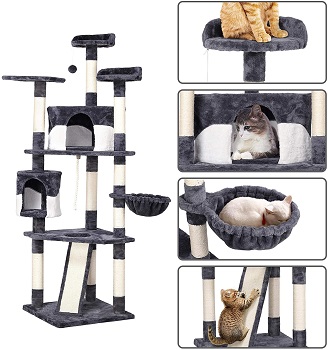 Yaheetech Extra-Tall Cat Tower Review