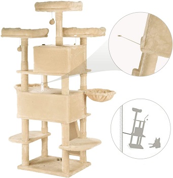 Amolife Multi-Level XL Cat Tree Review