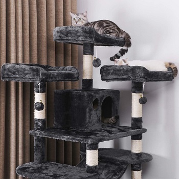 Bewishome Sturdy Cat Condo Tree Review