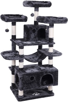 Bewishome Sturdy Cat Condo Tree