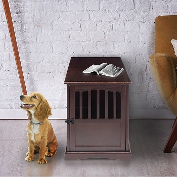 BEST MEDIUM HIDDEN DOG CRATE FURNITURE