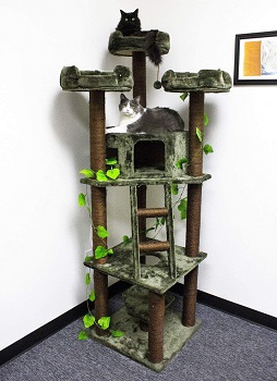 Cozy Cat Furniture Cat Tree House