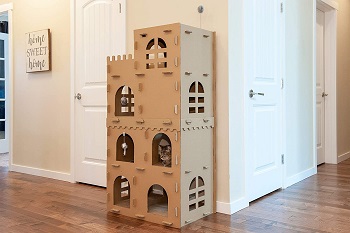 Furhaven Corrugated Cardboard Cat Castle Review