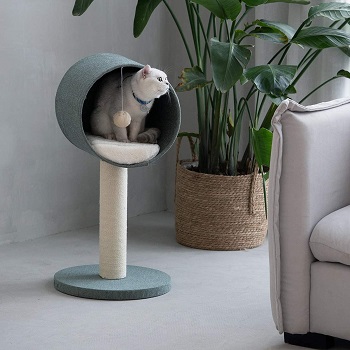 FurryTail Scandinavian Cat Tree Condo Review