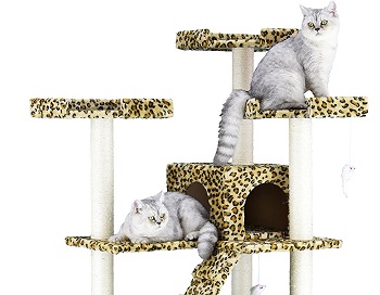 Go Pet Club Leopard Cat Tower