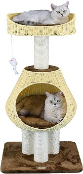 Go Pet Club Sphere Rattan Cat Tree Review