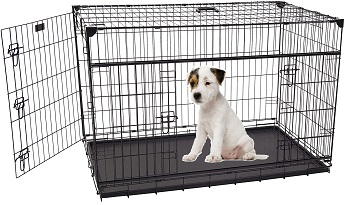 Lucky Dog Sliding Door Dog Crate