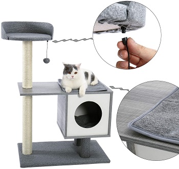 Made4Pets Medium Cat Tree Grey Review