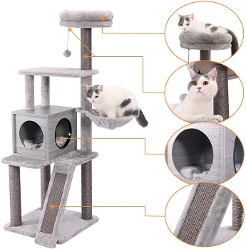 Pawz Cat Tower Gray Review