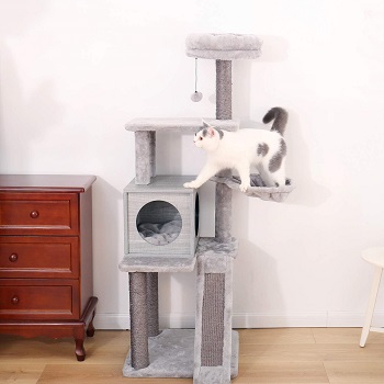 Pawz Cat Tower Gray