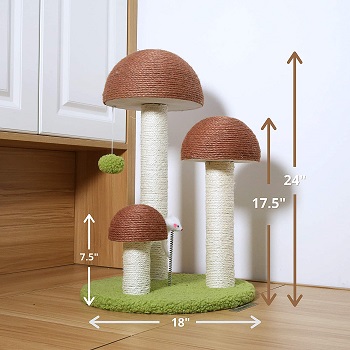 PetnPurr Cat Tree Mushroom