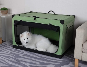 BEST SOFT LARGE FOLDING DOG CRATE