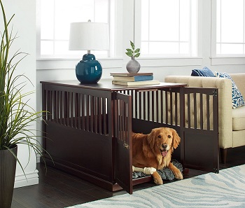 BEST INDOOR DOG CRATE FURNITURE EXTRA LARGE