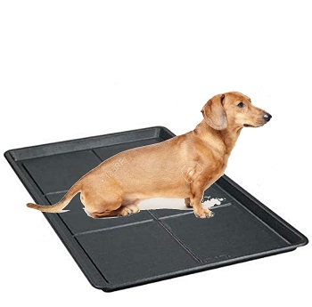 Confote 27x21 Inch Dog Crate Pan – Heavy-Duty Replacement Tray For Kennels, Leak-Proof Plastic Bottom Tray