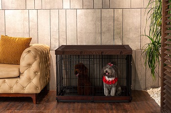 SIMPLY + Wood & Wire Dog Crate