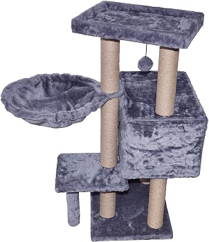 WIKI 002G Grey Jute Cat Tree Review