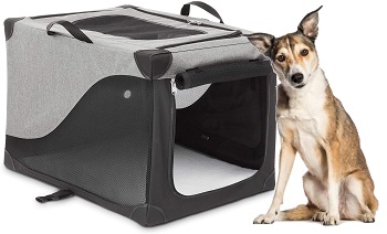 You & Me Portable Canvas Dog Crate